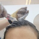 아로움헤어 | 검단신도시 미용실 아로움헤어 : 머리 전체 염색하고 찰랑 머리결로 변신