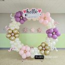 Point - 원형 | 인천 입학식 풍선아치. 별빛초. 병설유치원 원형아치 작업후기(2026)