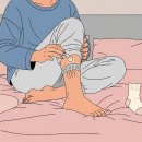 발뒤꿈치 갈라짐, 바세린 바르고 랩 감고 자면 생기는 변화 이미지