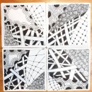 내 마음의 힐링, 젠탱글 아트 이미지