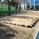 대명초등학교 | 놀이터 고무경계석 설치 후기_ 바닥재 모래 교체_서울 유한공고 사례