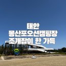 몽산포오션캠핑장 | 태안 몽산포오션캠핑장 후기 내돈내산, 조개채험 가능한 선착순캠핑장