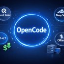 문서 편집 및 인터넷 활용(강좌번호 10) | Open Code 리뷰(3) : 오픈소스, 무료 및 저가 LLM 모델 활용 해보기 with Ollama, Qwen3, glm4.7...