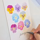 계절 담은 오일파스텔 이미지