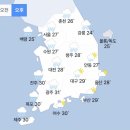 [내일 날씨] 일요일 전국에 비, 중부 일부 150㎜↑ 폭우 (+날씨온도) 이미지