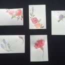 감성 먹 캘리그라피 이미지