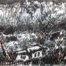 설경산수화 이미지