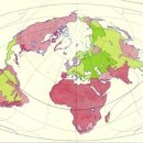 전세계 머리 치수 (cephalic index) 지도 이미지