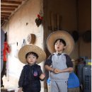 초가집 농장 이미지