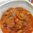 돼지고기김치찌개 남은 삼겹살 김치찌개 신김치 요리 이미지