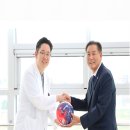 인천광역시 생활체육 축구협회×곧바로병원 업무협약 기사 보도자료 이미지
