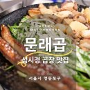 문래동 맛집 성시경 문래 곱 마늘곱창 주차 가능
