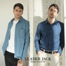 봄+가을 [LEADER JACK]M&#39;s 스타일리쉬 데님셔츠 이미지