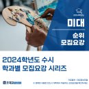 [2024수시] 2024학년도 전국 &#39;미대&#39; 순위 및 &#39;미대&#39; 모집요강/취업률/등록금 by.오대교수능연구소