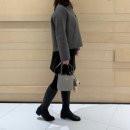 헤링본 | 씨씨콜렉트 헤링본 숏코트 후기｜직장인 여성 출근룩 코트 추천