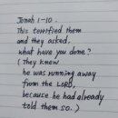 요나1-10 He was running away from the LORD. 이미지