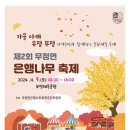 무정면 은행나무 축제 이미지