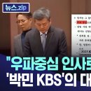 "우파중심 인사로 신속 장악"..'박민 KBS'의 대외비 문서 / MBC 이미지