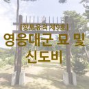 영응대군 묘 및 신도비 이미지