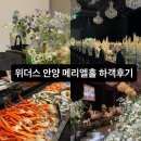 위너스물류 | 안양 위더스 웨딩홀 메리엘홀 하객 후기 (연회장 뷔페,포토부스,플라워샤워)