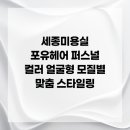 아름다운미용실 포유 | 세종미용실 포유헤어 퍼스널 컬러 얼굴형 모질별 맞춤 스타일링