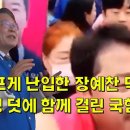 어설프게 난입한 장예찬 덕분에, 이재명 덧에 함께 걸린 국짐 후보 이미지