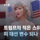 [유튜브] '세계적인 팝스타' 스위프트는 트럼프의 적?…"미 대선 변수 될 수도" 이미지
