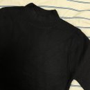 오마이핏 | 사계절 만능템 오마이제이 슬림 5부소매 반폴라니트 블랙 착용 후기