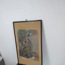 옛날 민화 까치호랑이 옛날그림 이미지