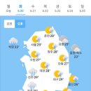 ＜오늘의 날씨 🌞☔️☃️＞ 2023년 6월 20일 화요일 이미지