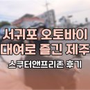 스쿠터앤프리존 후기 서귀포 오토바이 대여로 즐긴 제주