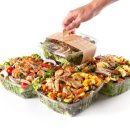 샌드위치, 샐러드 포장 이미지