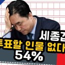 세종갑 투표할 인물 없다 54% 이미지