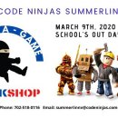 Code Ninjas - School's Out STEM Camp (March 9th) 이미지