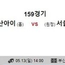 5월 13일 국내축구 K2 부산아이파크 vs 서울이랜드 패널분석 이미지