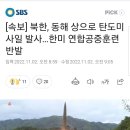 [속보] 북한, 동해상으로 탄도미사일 발사…한미 연합공중훈련 반발 이미지