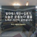 태영메디칼 | 필라테스개인수업후기, 오늘은 운동보다 몸을 느끼는 시간이 길었습니다