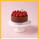 투썸 스트로베리 초콜릿 생크림 케이크 이미지
