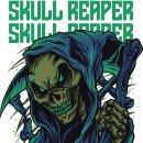 skull reaper tshirt design 이미지