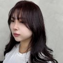 유아크 헤어 | 남포동미용실 탈색 없이 가능한 플럼레드브라운 염색 후기 유아크하얀 팀장