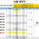 24년 10월 1일 (화) 근무표 입니다. 이미지