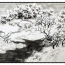 설경산수화 이미지