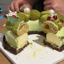 해피그린 | 파리크라상 크리스마스 케이크 윈터 그린 리스 해피오더 예약 구매 후기