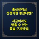 출산장려금 신청기한 놓쳤다면? 지금이라도 받을 수 있는 특별 구제방법!