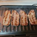 그릴에 고기 이미지