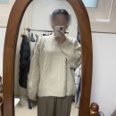 (주)레이니데이즈 | L'EAU 로우 루네 니트 오버핏 울 케이블 니트 연그레이(라이트그레이) 솔직 후기 / 저렴한 스토어팜 추천