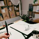 수묵화(문인화) 이미지