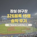 326 | 잠실 LG 경기 후기 | 잠실야구장 좌석, 먹거리 총정리(326블록 15열)