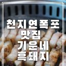 기운네흑돼지 이미지