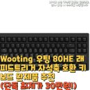 래피드웍스 | Wooting 우팅 80HE 래피드트리거 자석축 호환 키보드 완제품 추천(단독 최저가 30만원!)